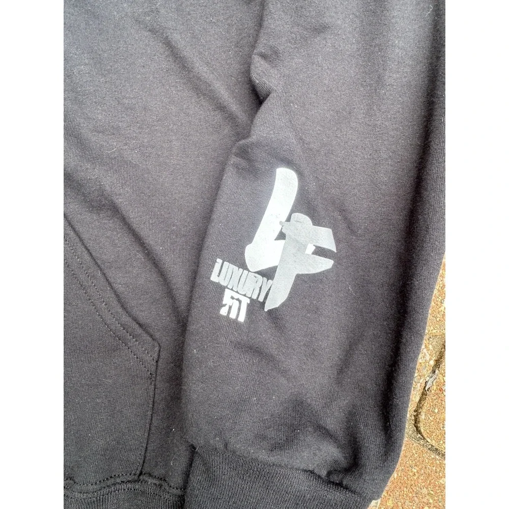 LF Black Hoodie XL‎ luxury Fit Mens Grunge Street Style Hip Hop